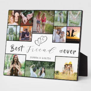 Best Friends Forever Custom 12-Photo Collage Plaque