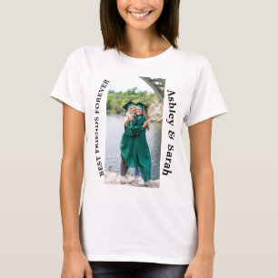 Best Friends Forever Custom Photo and Name T-Shirt