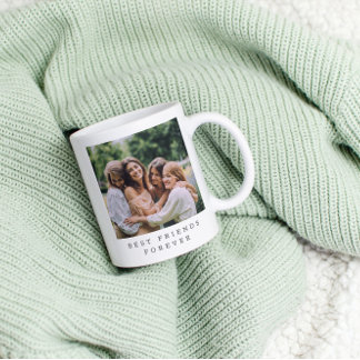 Best Friends Forever Custom Photo Personalised  Coffee Mug