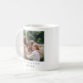 Best Friends Forever Custom Photo Personalised  Coffee Mug (Front Left)