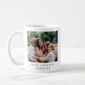 Best Friends Forever Custom Photo Personalised  Coffee Mug (Left)