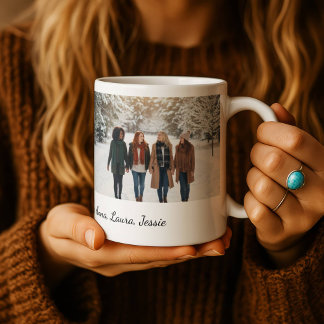 Best Friends Forever Custom Photo Personalized Cof Mug