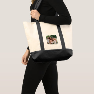 Best Friends Forever Custom Photo Personalized  Tote Bag