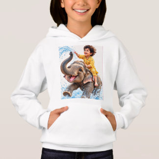 BEST FRIENDS FOREVER ELEPHANT & CHILD KIDS HOODIE