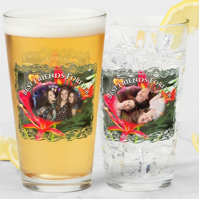 Best Friends Forever Flaming Beauty 1583 Beer Glass (Creator Uploaded)