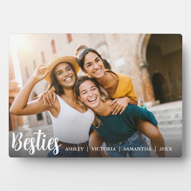 Best Friends Forever Friendship  Plaque (Front)