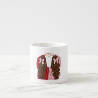 Best Friends Forever Heart Gesture Cute Coffee Mug