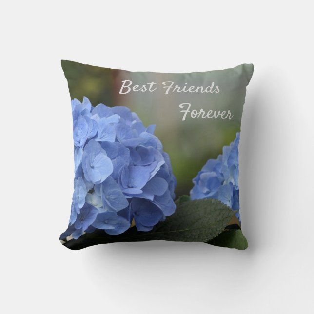 Best Friends Forever Hydrangeas Cushion (Front)