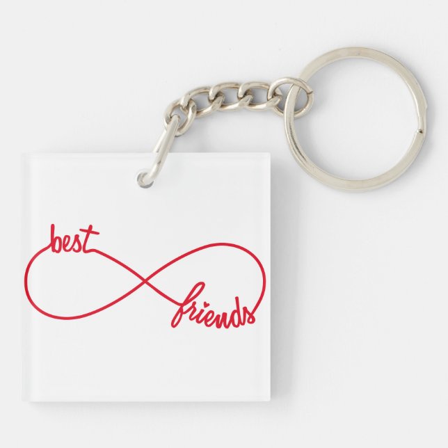 Best friends forever key ring (Back)