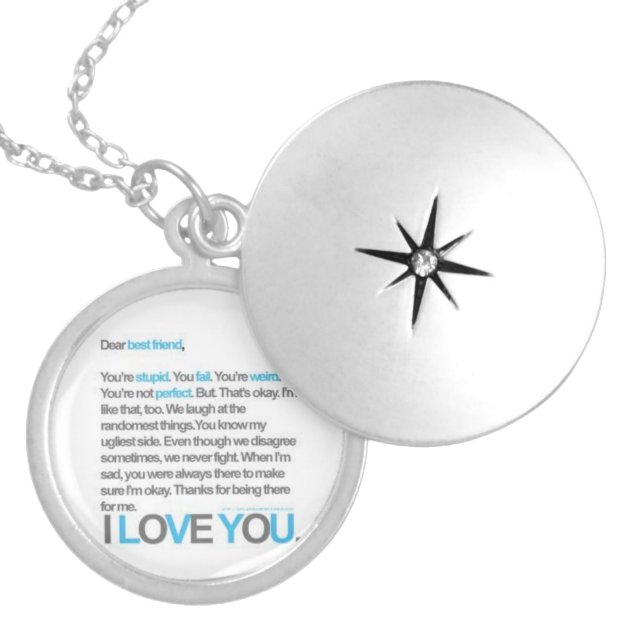 friends forever locket