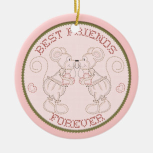 Best Friends Forever Mice Ornament