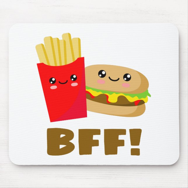 Best Friends Forever Mouse Mat (Front)