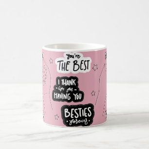 Best Friends Forever mug with Cute Cartoon Kids