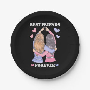 Best Friends Forever Paper Plate