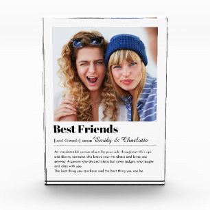 Best friends forever photo block, Bestie display
