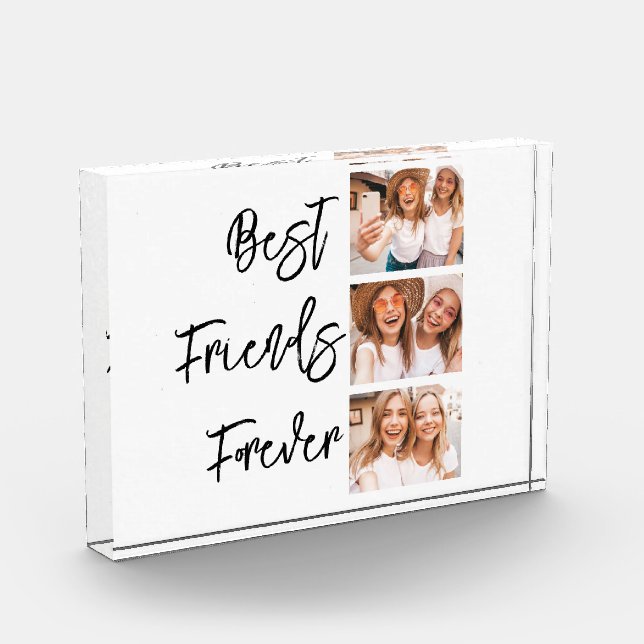 Best Friends Forever Photo Collage BFF gift idea (Left)