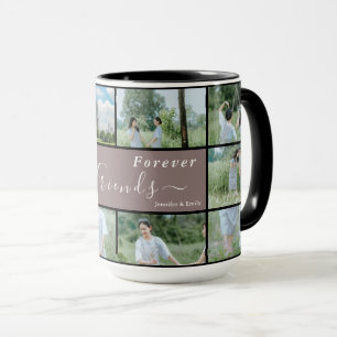 Best Friends Forever Photo Collage Mug