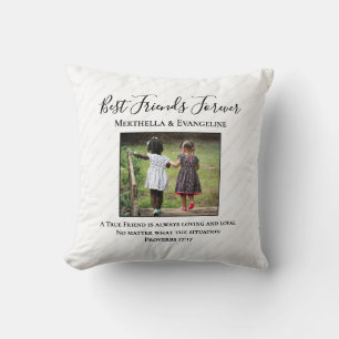 ***Best Friends Forever Photo Keepsake Memory Cushion
