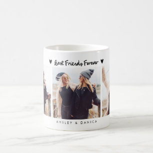 Best Friends Forever Photo Multi Photo White Coffee Mug