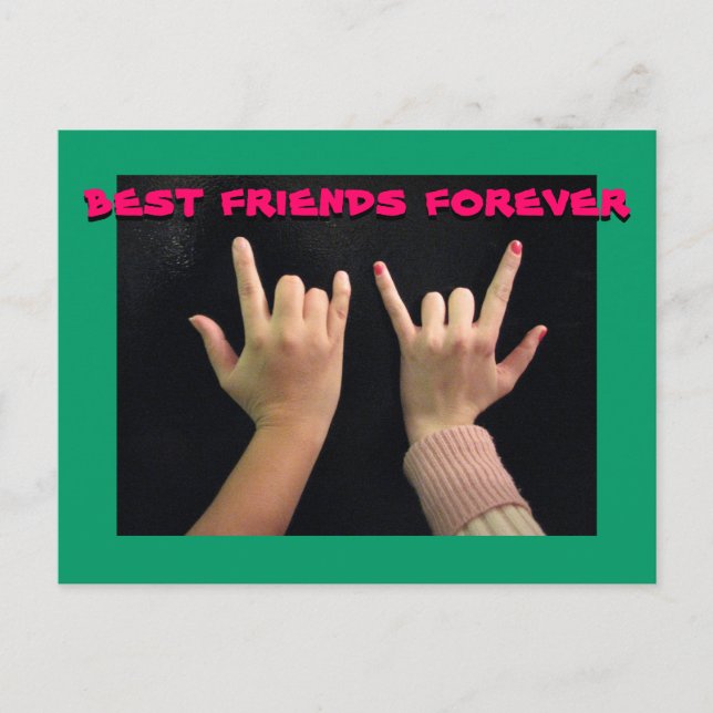 Best Friends Forever Postcard (Front)