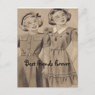 Best Friends Forever Postcard