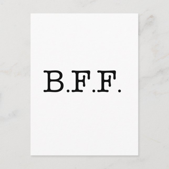 Best Friends Forever Postcard (Front)
