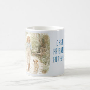 Best Friends Forever Red Hair Female Dog Coffee Mug