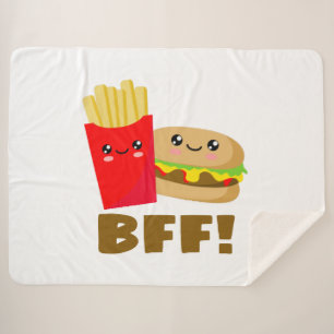 Best Friends Forever Sherpa Blanket