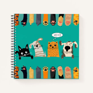 Best Friends Forever: Teal Pet Pals Notebook