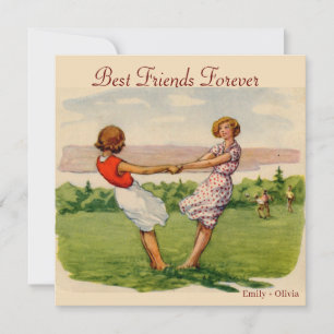 Best Friends Forever  Thank You Card