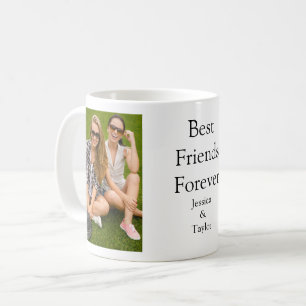 Best Friends Forever Two Photo Coffee Mug