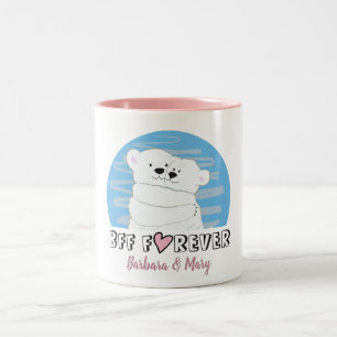 Best Friends Forever Two-Tone Coffee Mug