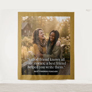 Best Friends Forever wall frame Tapestry