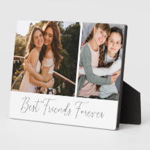 Best friends forever white photo handwritten