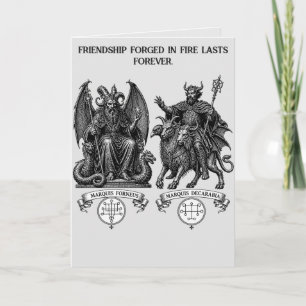 Best Friends Forneus and Decarabia Card