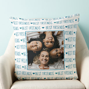 Best Friends Friendship Photo Cushion