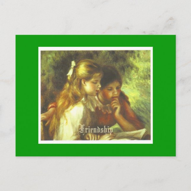 Best Friends Friendship Postcard (Front)