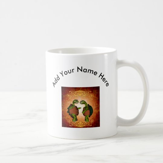Best friends, funny turtles coffee mug