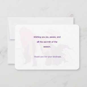 Best Friends Illustration • Modern Accent Pillow Thank You Card