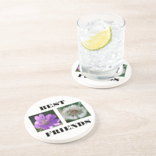 Best Friends Image Template Coaster
