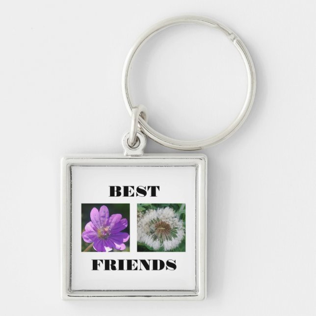 Best Friends Image Template Key Ring (Front)