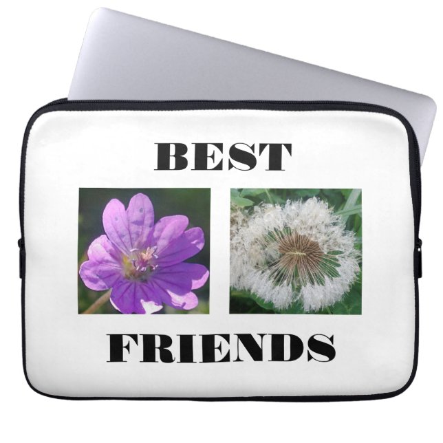 Best Friends Image Template Laptop Sleeve (Front)