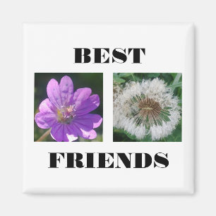Best Friends Image Template Magnet