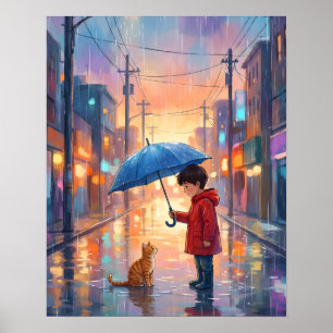 Best Friends in the Rain Poster