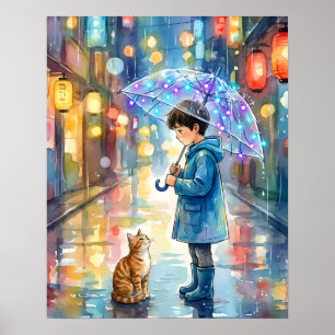 Best Friends in the Rain Poster