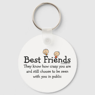 Best Friends Key Ring