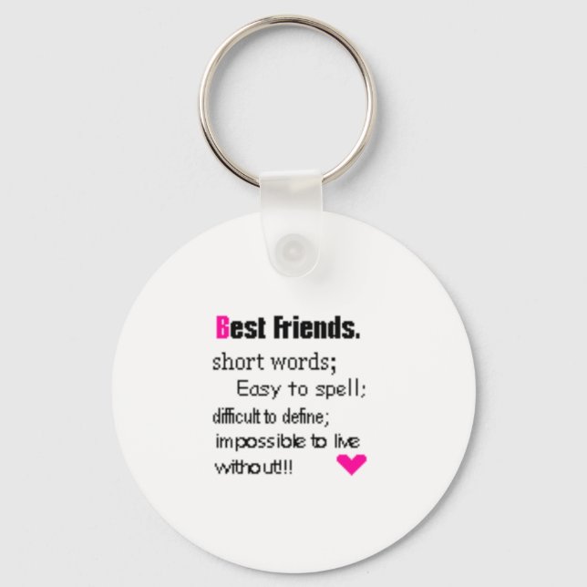Best Friends Key Ring (Front)