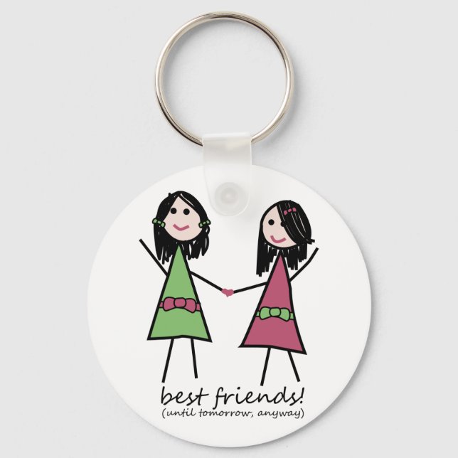 "Best Friends" Keychain (Front)