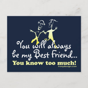 Best Friends Knows Postcard