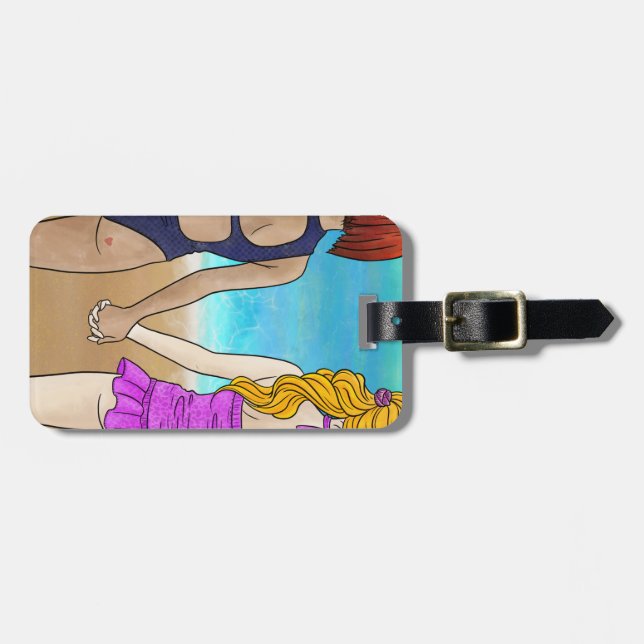 Best Friends Luggage Tag (Front Horizontal)